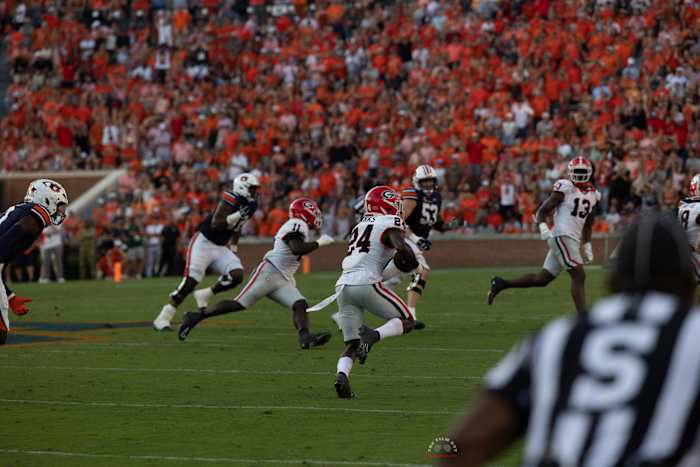 Malaki Starks interception vs Auburn